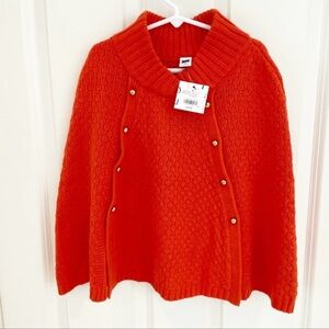 Janie and Jack knit sweater cape Size 6 girls / 6T